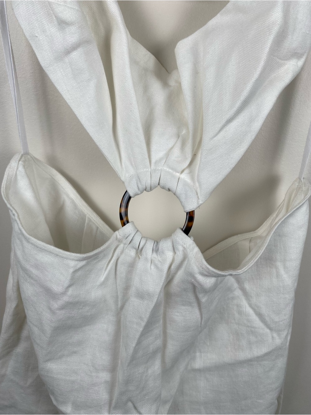 NWT Rumer Avalon Ring Maxi Dress Linen size Large - Picture 5 of 9